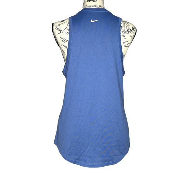 Nike MEDIUM Dry-Fit Warning Good Vibes Can Be Contagious Athletic Tank Top - Picture 5 of 11